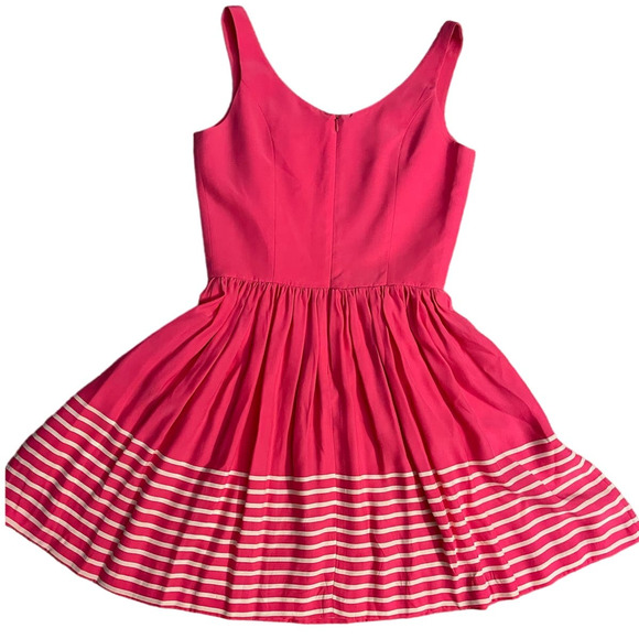 Amanda Uprichard Pink Striped Dress - Picture 7 of 12